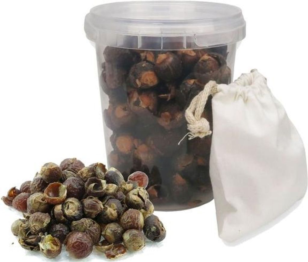 Indische Waschnüsse ca. 250g im Eimer + Baumwollsäckchen