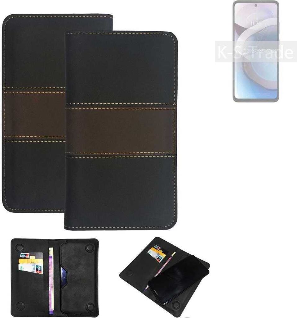 K-S-Trade Hülle Handyhülle kompatibel mit Motorola Moto One 5G Ace Schutzhülle Walletcase Bookstyle Tasche Schutz Case Handytasche Wallet Cover