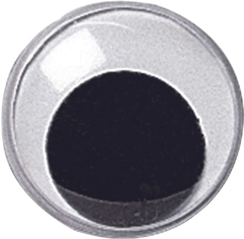 Wackelaugen 40mm schwarz/weiß VE=10x10 Stück