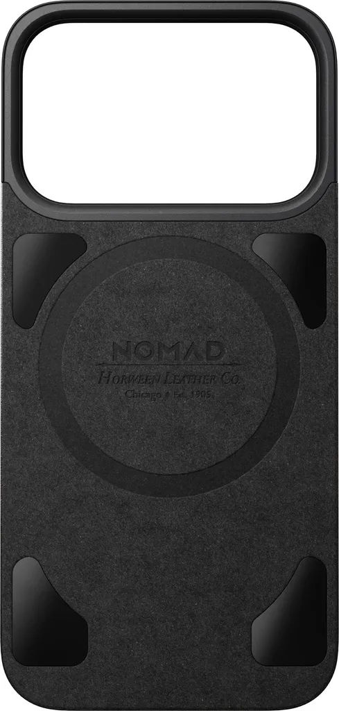 Protection Arrière iPhone 17 Pro Nomad en Cuir Noir avec MagSafe - 4