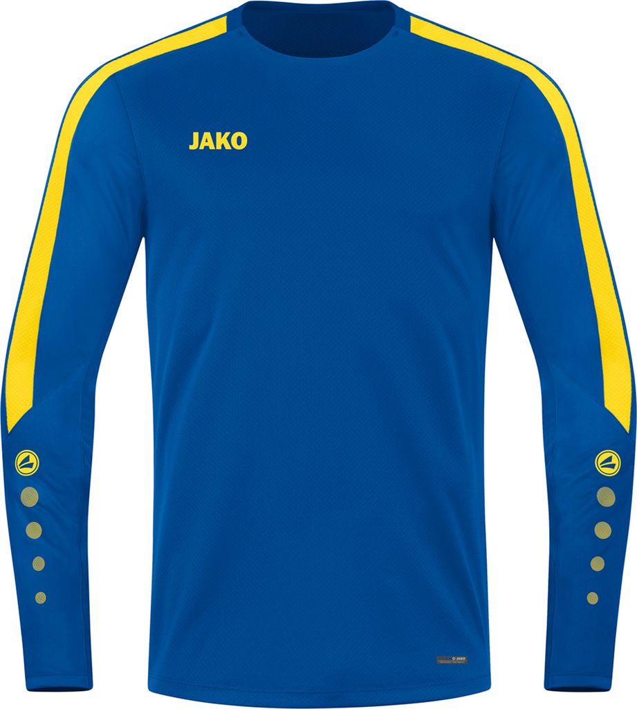 JAKO Kinder Sweat Power, Farbe:royal/citro, Größe:116