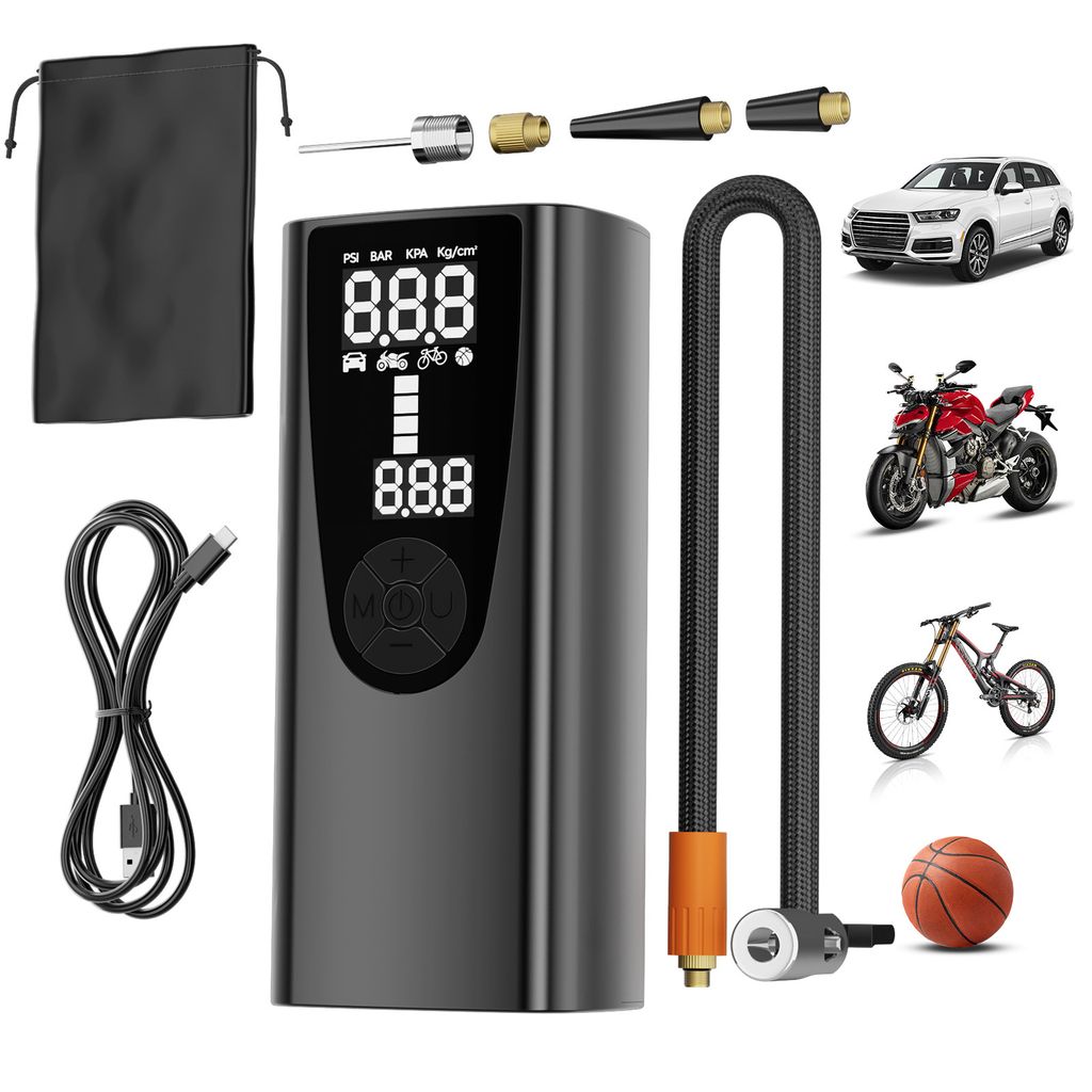 Elektrische Pumpe P005-6000mAh-150psi schwarz