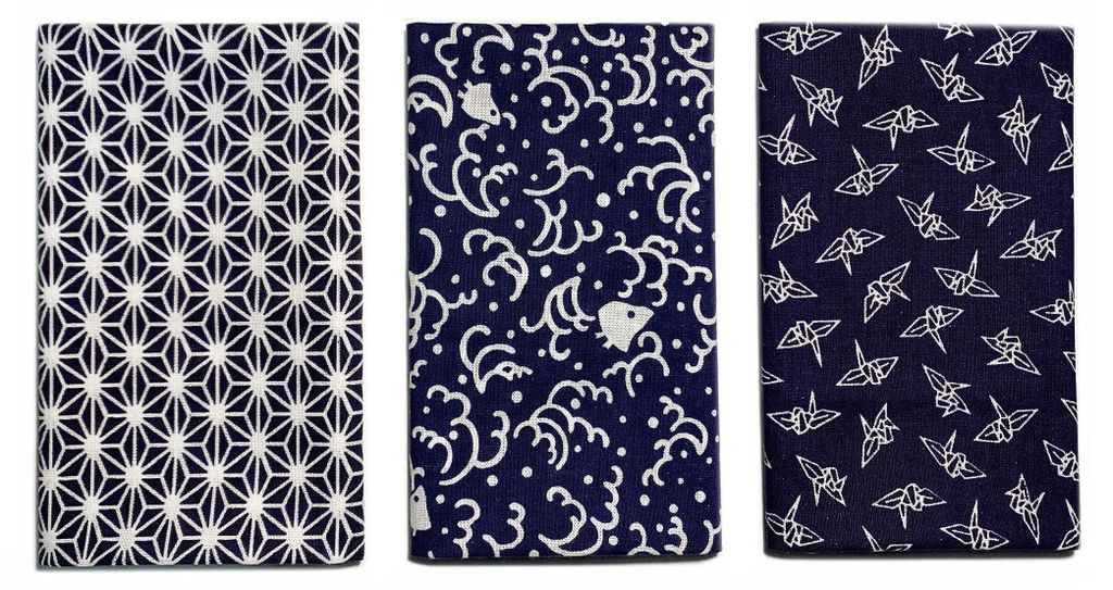 Conjunto de toallas tenugui japonesas, fabricadas en Japón, Imagen del producto 