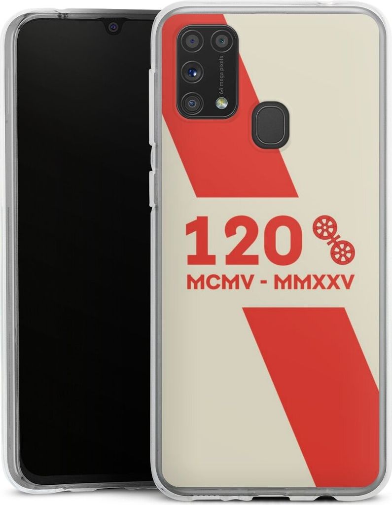 DeinDesign Handyhülle für Samsung Galaxy M31 Silikon Hülle Case Smartphone Schutzhülle 1. FSV Mainz 05 E.V. 120 Jahre Bundesliga