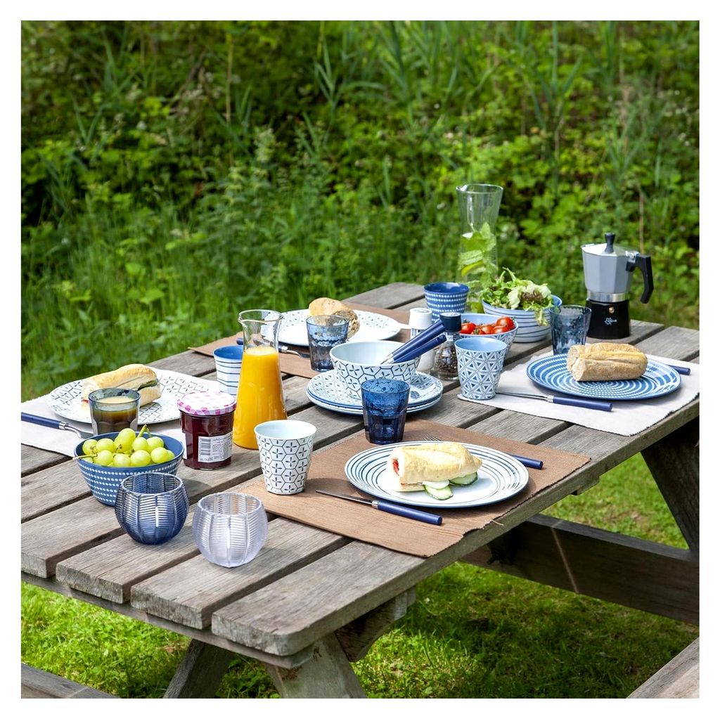 Melamin Campinggeschirr Set Mix&Match 16-teilig