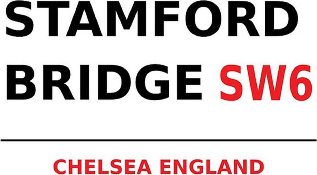 vianmo Holzschild 30x40 cm London England Stamford Bridge SW6