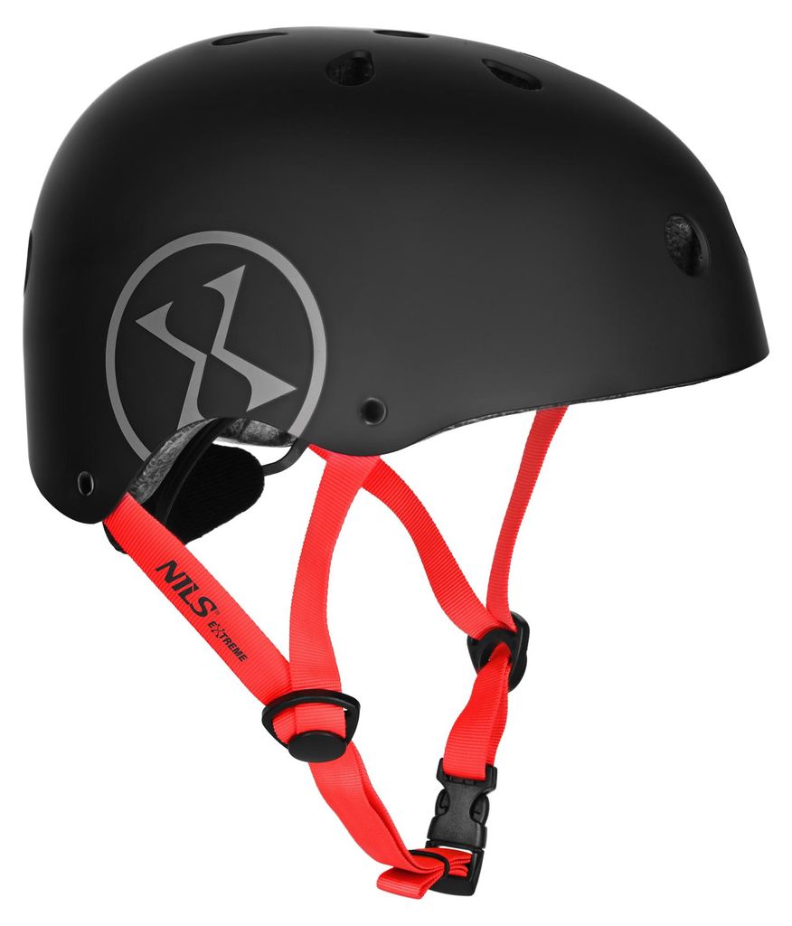 MTW001-2 Helm Schwarz L(58-61CM) NILS EXTREME Produktbild 