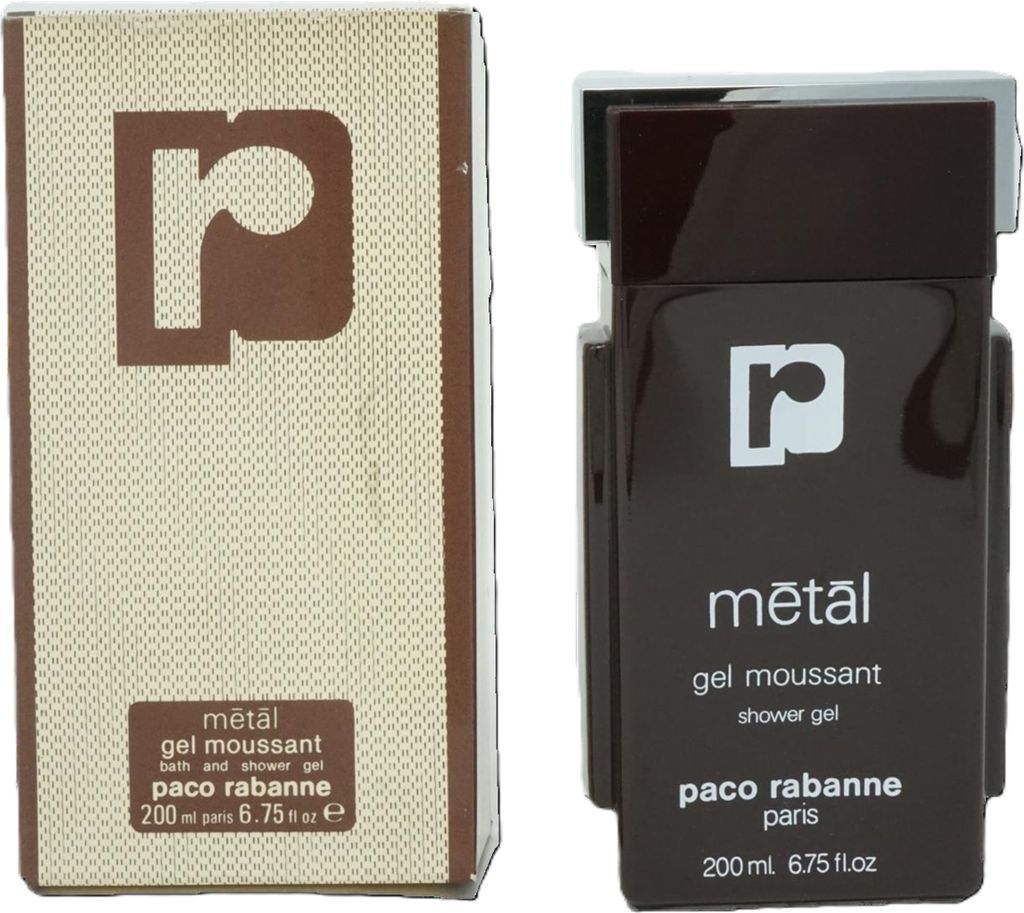 Paco Rabanne Metal Bade und Duschgel 200 ml
