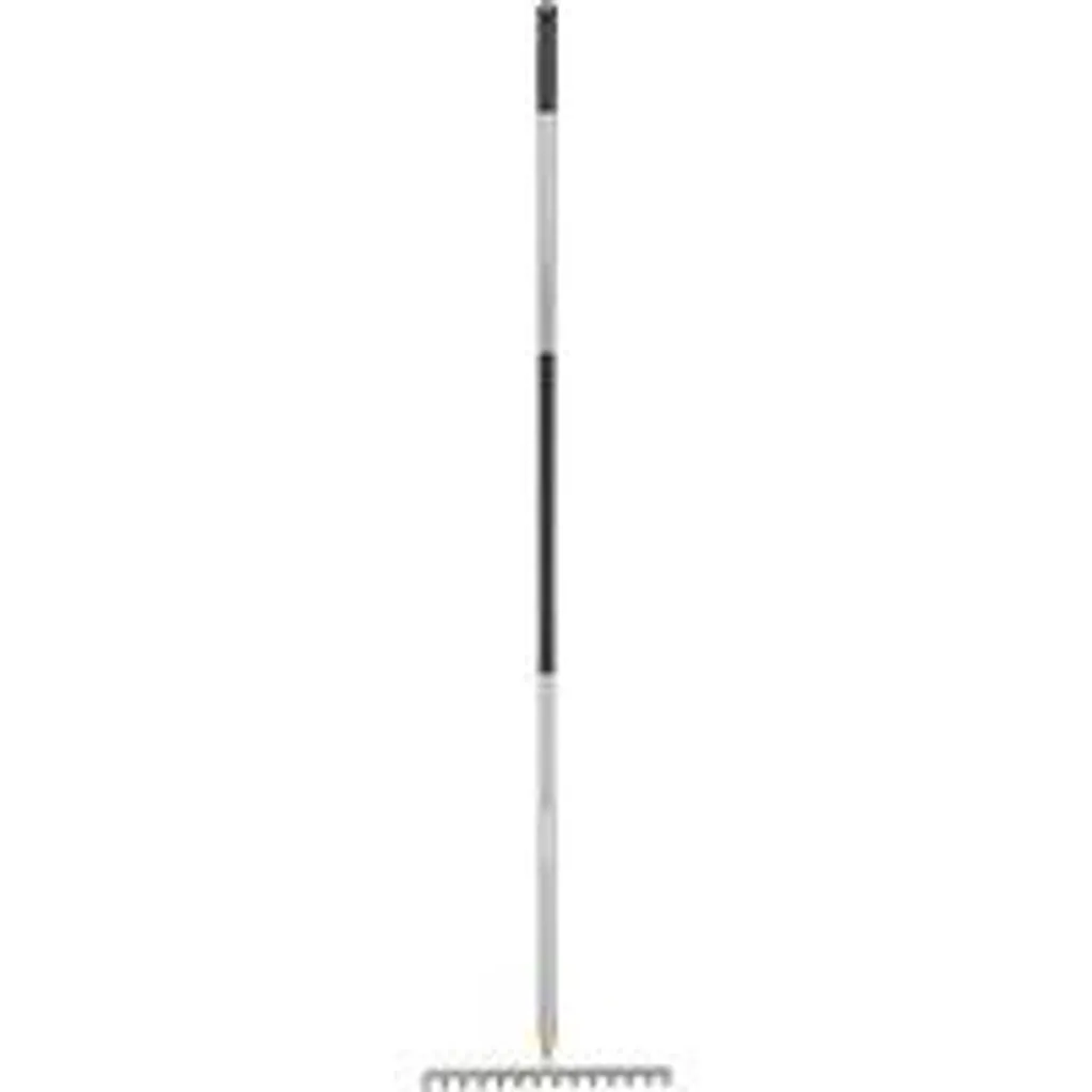 Râteau de jardinage 14 dents ergonomique 154 cm en aluminium et acier