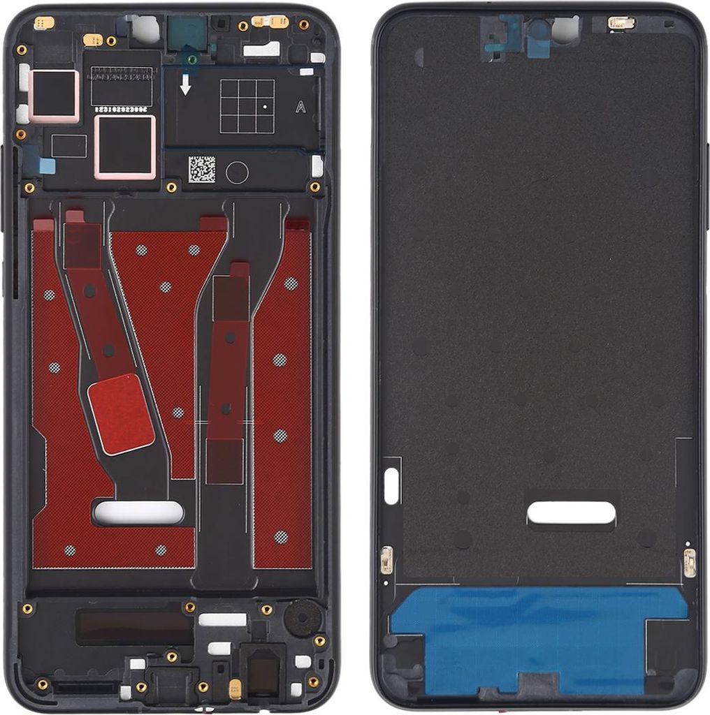 Mittelrahmen für Huawei Honor 8X Schwarz Front Housing LCD Gehäuse Ersatzteil