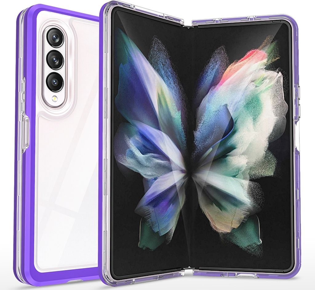 Samsung Galaxy Z Fold4 5G 360 Grad Acrylic + PC + TPU Cover Handy Tasche Etuis