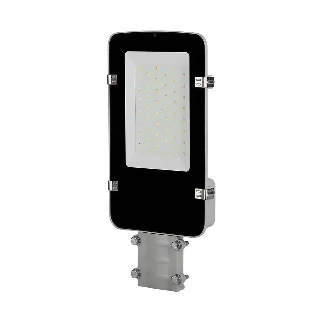 Éclairage de rue LED 50W Samsung 4000K Gris IP65 Luminaire Extérieur