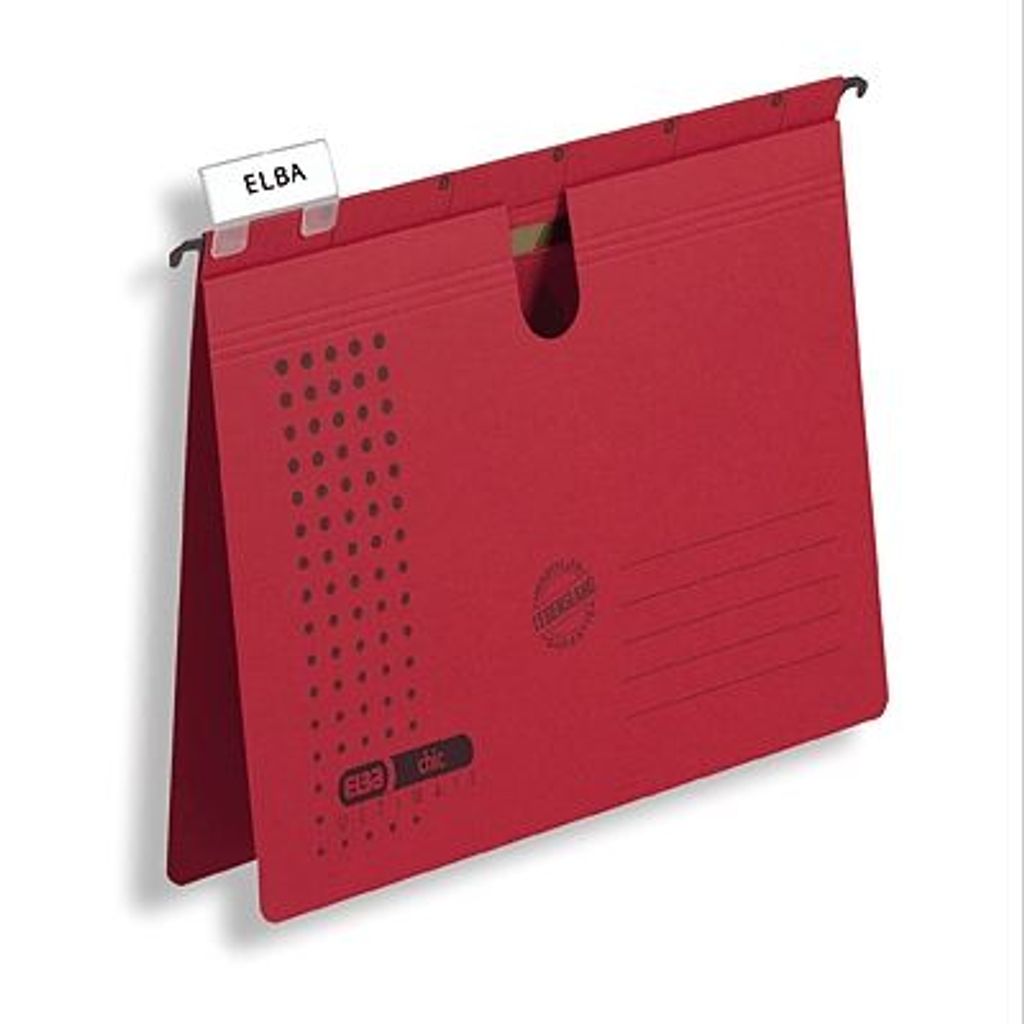 Hängehefter chic A4 230g/qm Karton (RC) rot VE=20x5 Stück