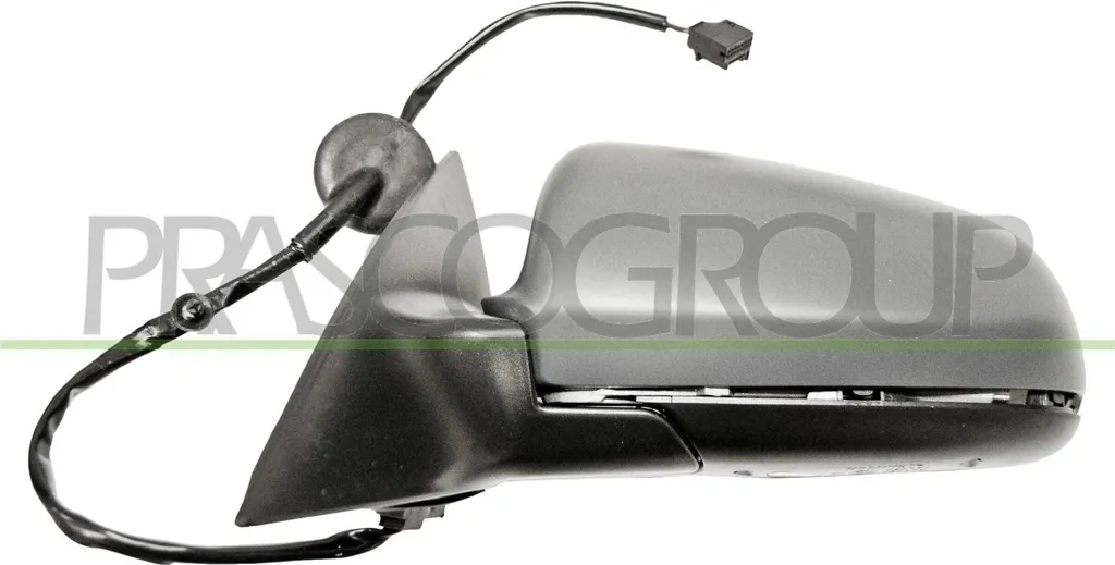 Rétroviseur Extérieur Gauche Audi A6 4F Noir Satiné - Pièce Prasco AD03