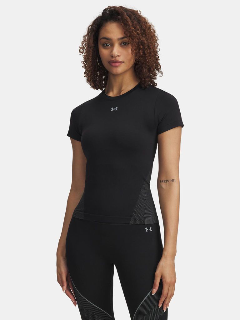 Under Armour UA Vanish Seamless SS-BLK Damen-T-Shirt MD