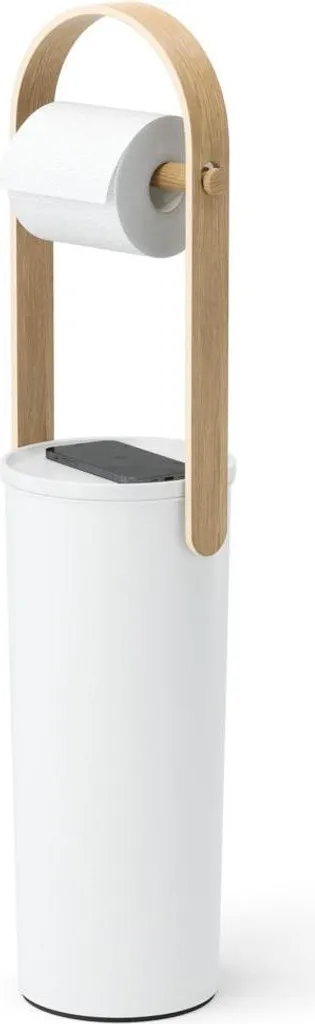 Umbra Bellwood: Porta Rotolo in Legno Curvato | Arredo Bagno Premium