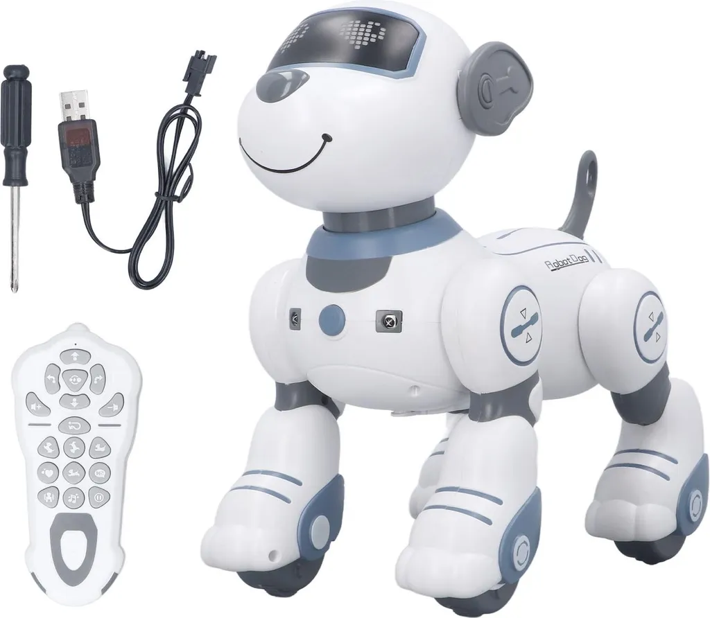Chien robot interactif rechargeable pour éviter l'ennui des enfants