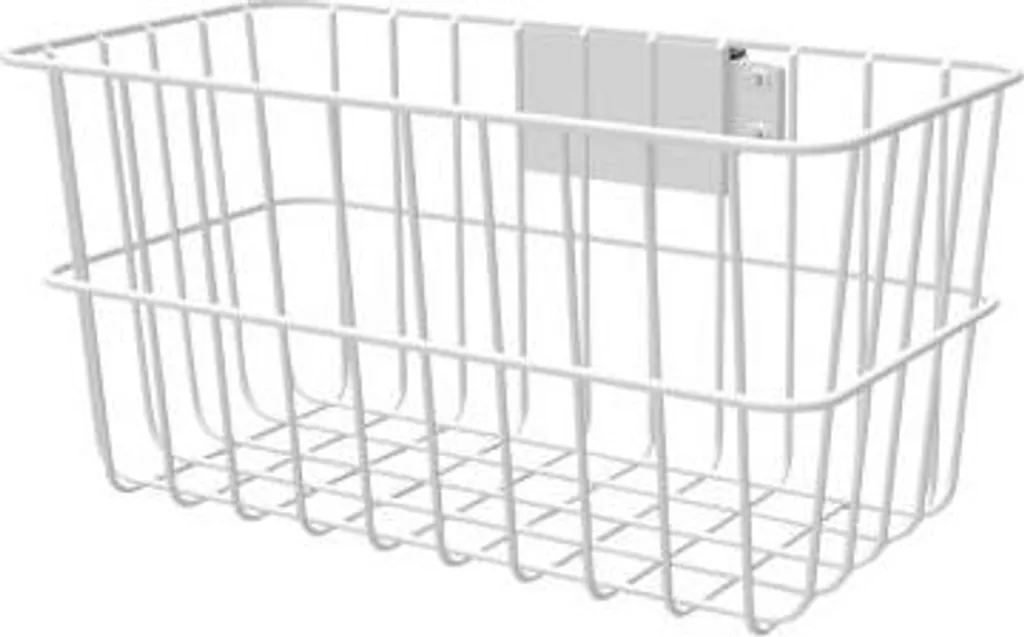 Support Panier pour Lecteur et Codec sur Chariot Mobile Blanc RF02BKTW - 2
