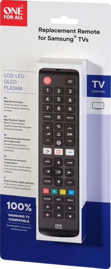 One for All Samsung 2.0 Ersatzfernbedienung     URC 4910 Produktbild 