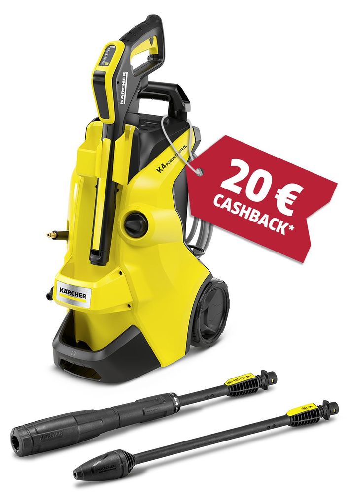 Kärcher Hochdruckreiniger K 4 Power Control Flex, 130 bar, 420 l/h, Teleskopgriff