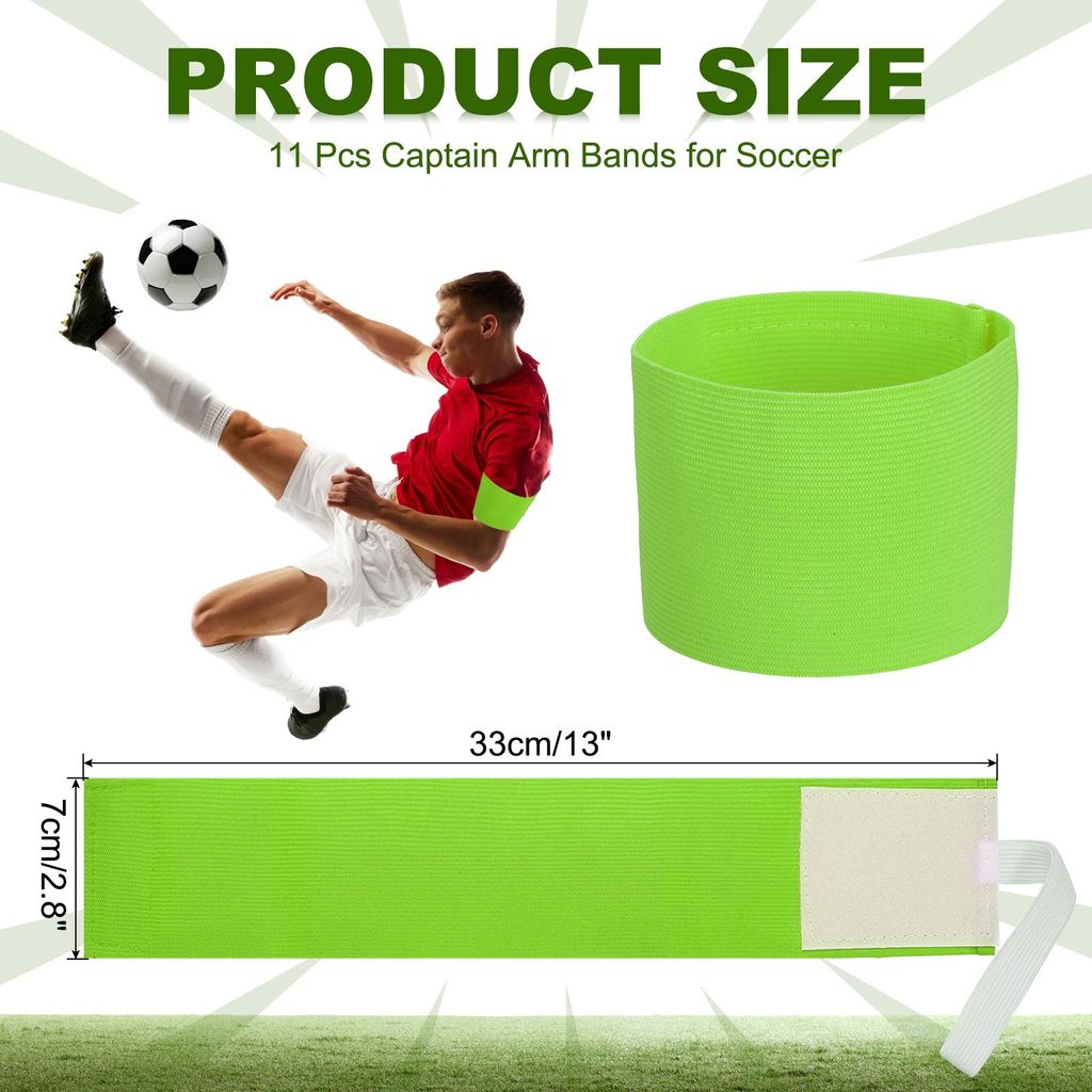 Fu?ball Kapit?nsbinde, 11 Stš¹ck Kapit?nsarmb?nder fš¹r Fussball Elastische Kapit?nsbinde Verstellbare Sport Kapit?nsarmb?nder fš¹r Jugendlic...