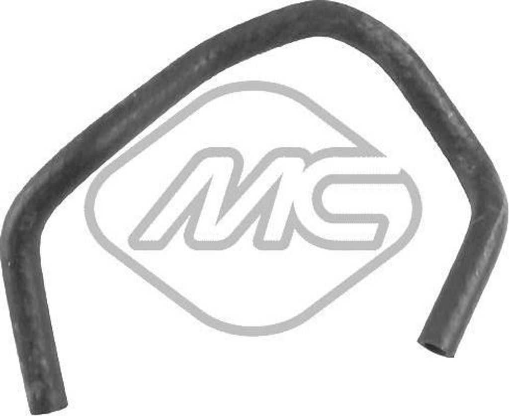 Metalcaucho 94528 Kühlerschlauch OE 1626154121 kompatibel mit Hilux, Hiace