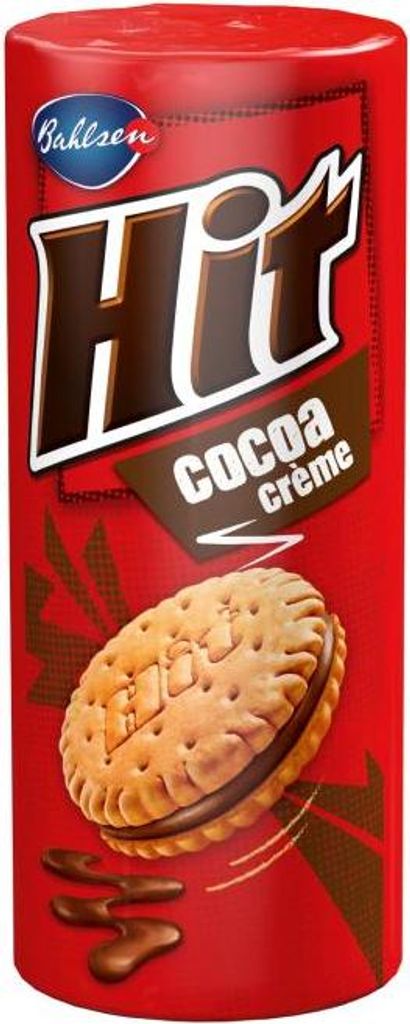 Bahlsen Hit Cocoa Creme Doppelkeks mit Kakao Creme Füllung Produktbild 