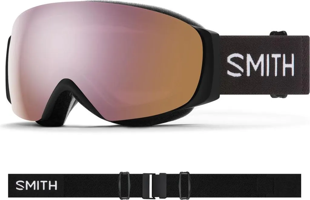 Masque de ski anti-buée Smith I/O Mag S noir visage fin femme