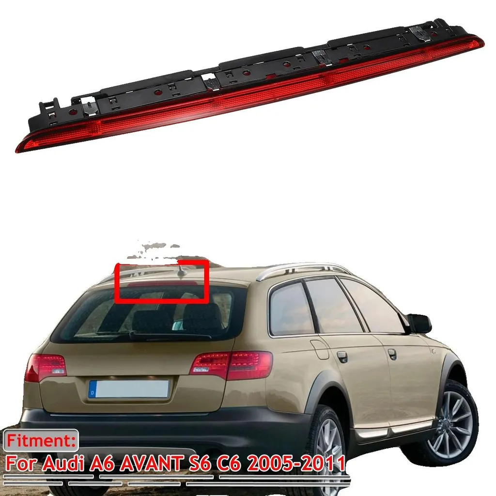 Feu stop LED pour Audi A6 Avant S6 C6 2005-2011 boîtier rouge 12V