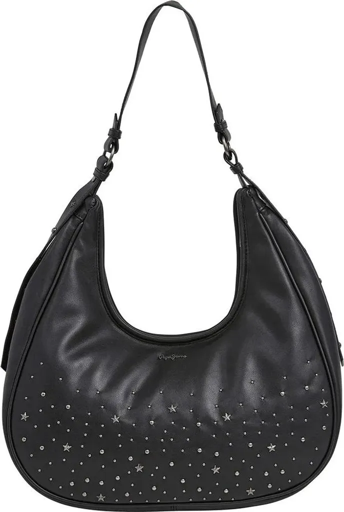 Sac à bandoulière Nadia Cluster Pepe Jeans Noir Finition Texturée Zip