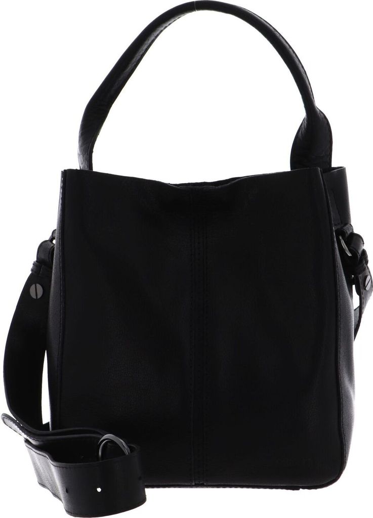 SADDLER Leder Handtasche Umhängetasche Elsa Mini Bag Black schwarz