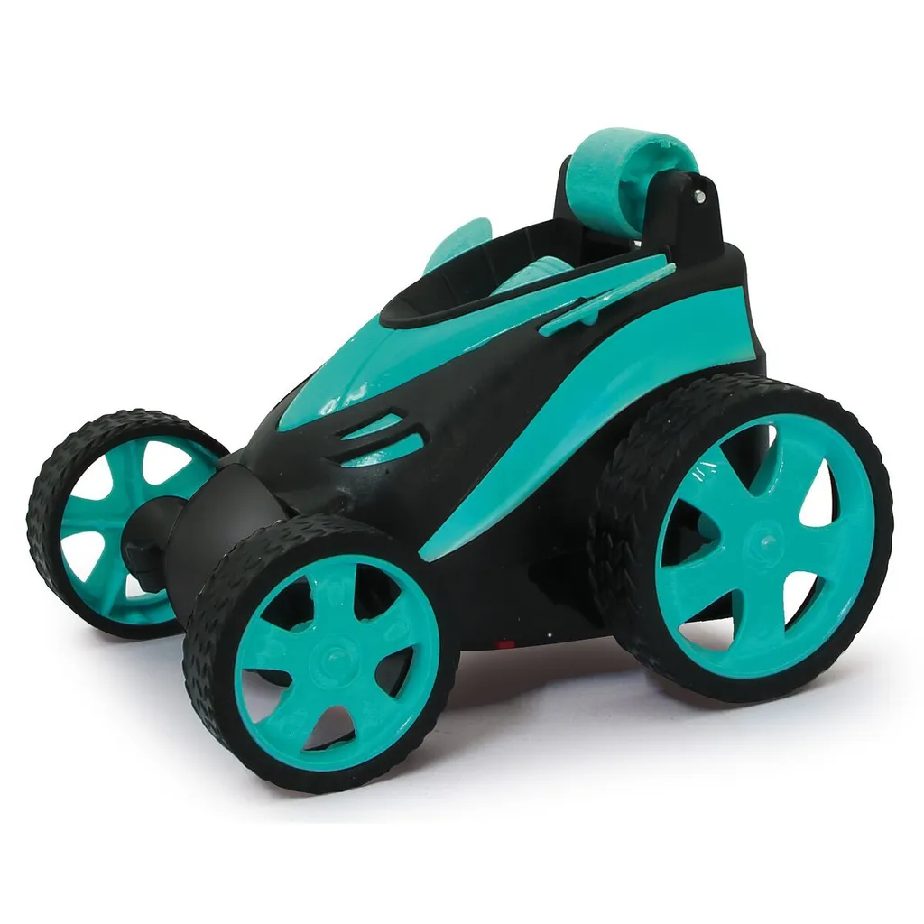 Voiture télécommandée de cascade GrenadeX 1:24 turquoise tout-terrain