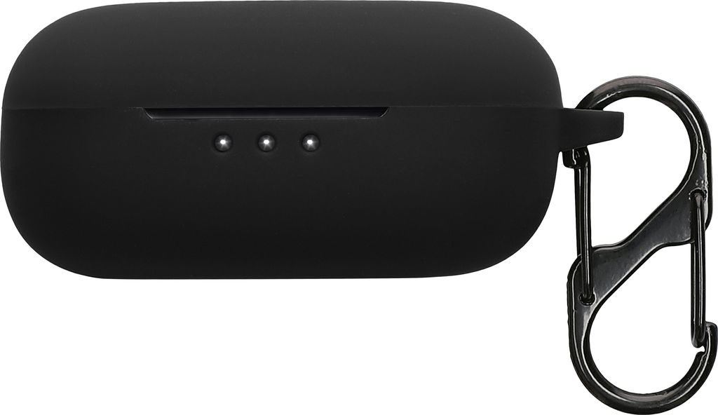 kwmobile Hülle kompatibel mit EarFun Air Pro 4 Kopfhörer - Silikon Schutzhülle Etui Case Cover Schoner in Schwarz