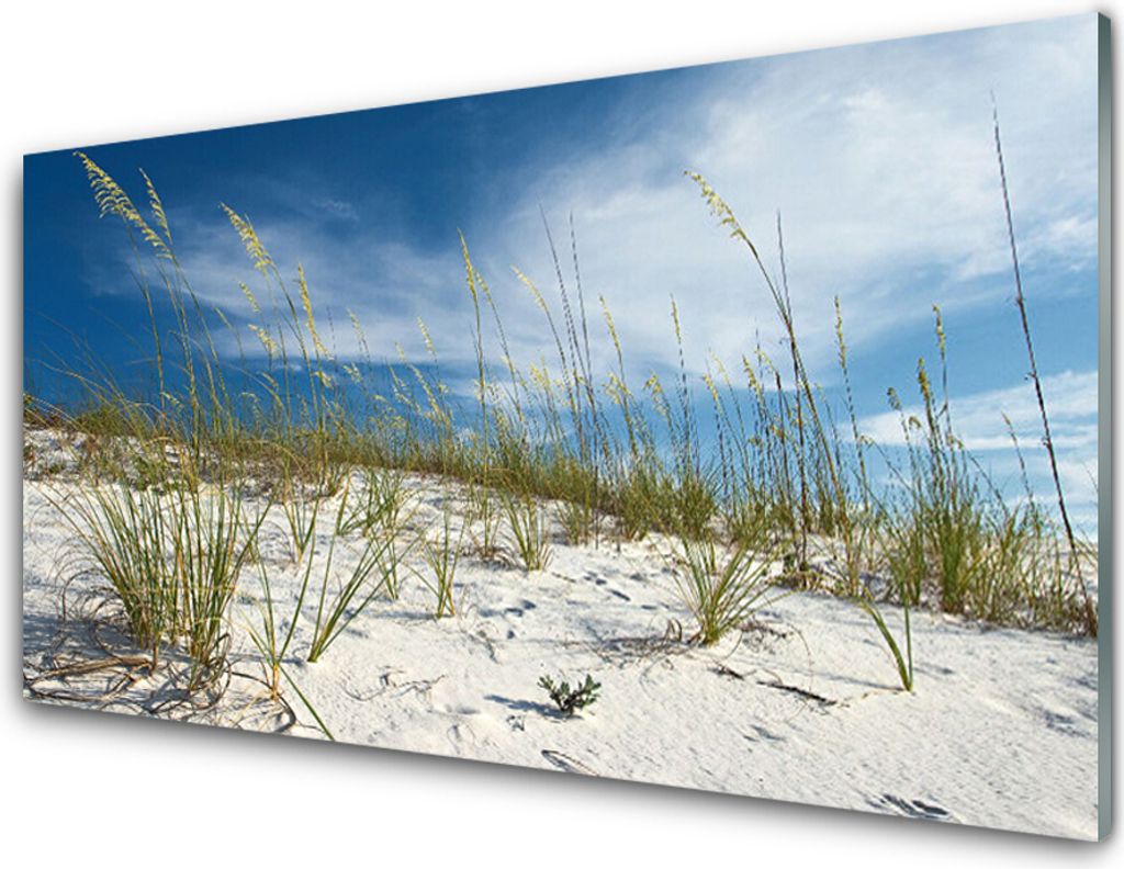 Küchenrückwand aus Glas 100x50cm Spritzschutz Strand Landschaft
