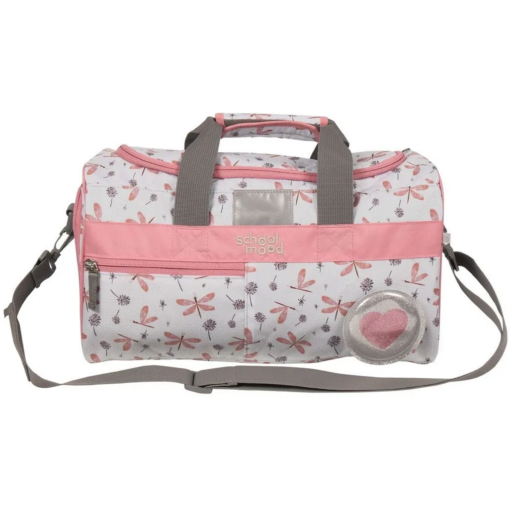 Sac de Sport School-Mood Écru Dragonfly : Parfait pour le Collège