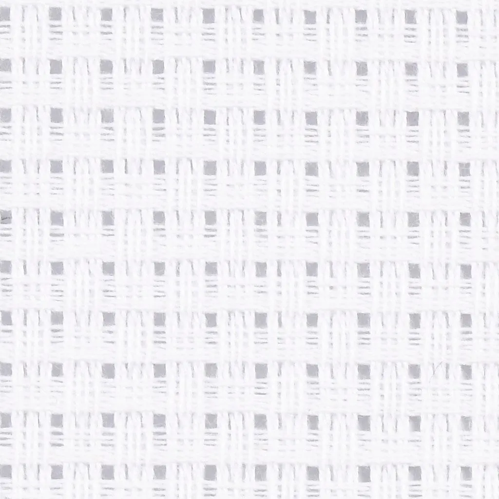 Tissu Aida anti-déformation pour broderie - Toile coton stable 50cm