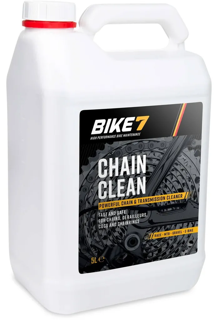 Nettoyant pour Chaînes Bike7 5L - Idéal Entretien VTT et Vélo de Route