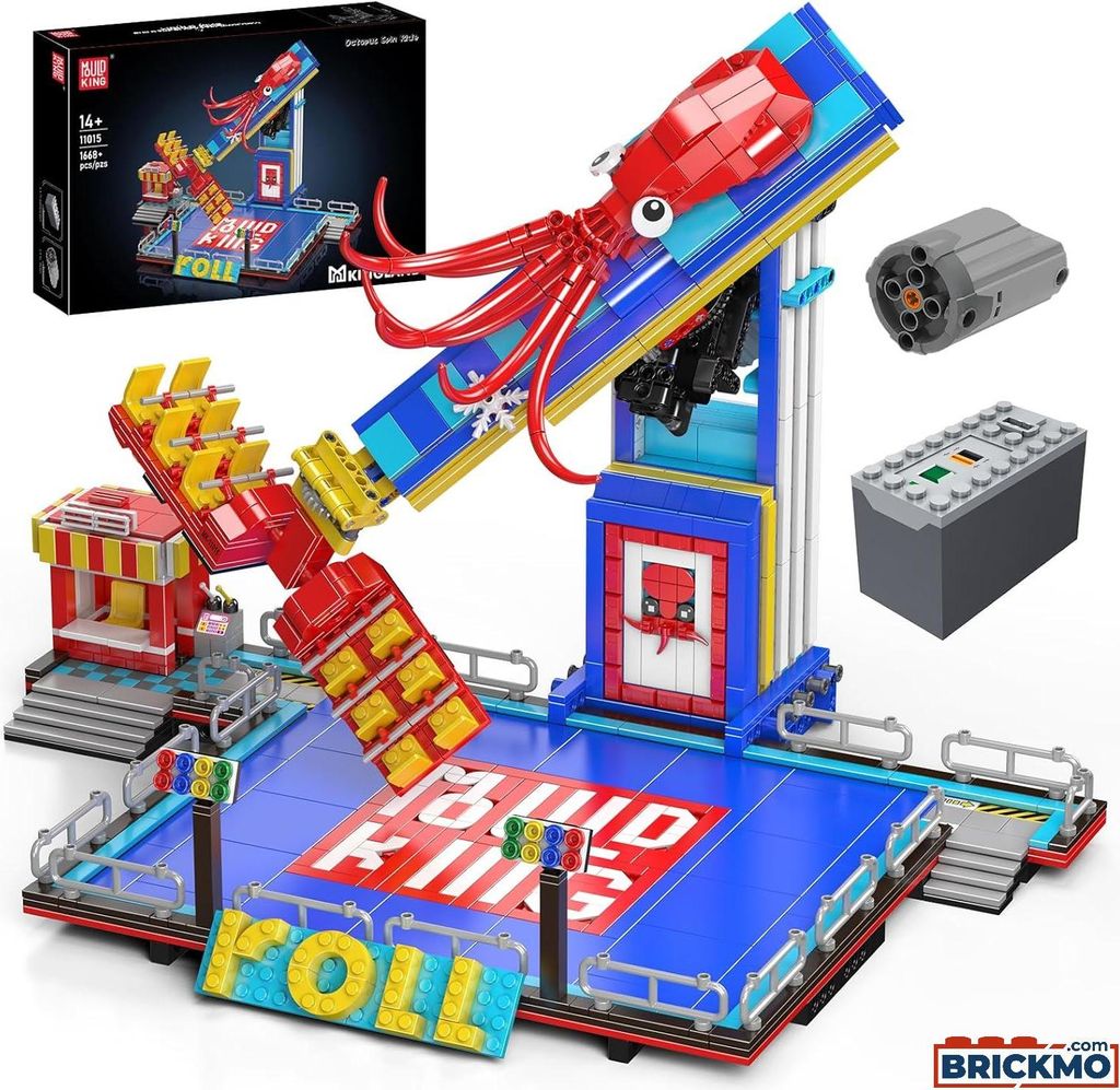Mould King Octopus Swing Ride 11015 Produktbild 
