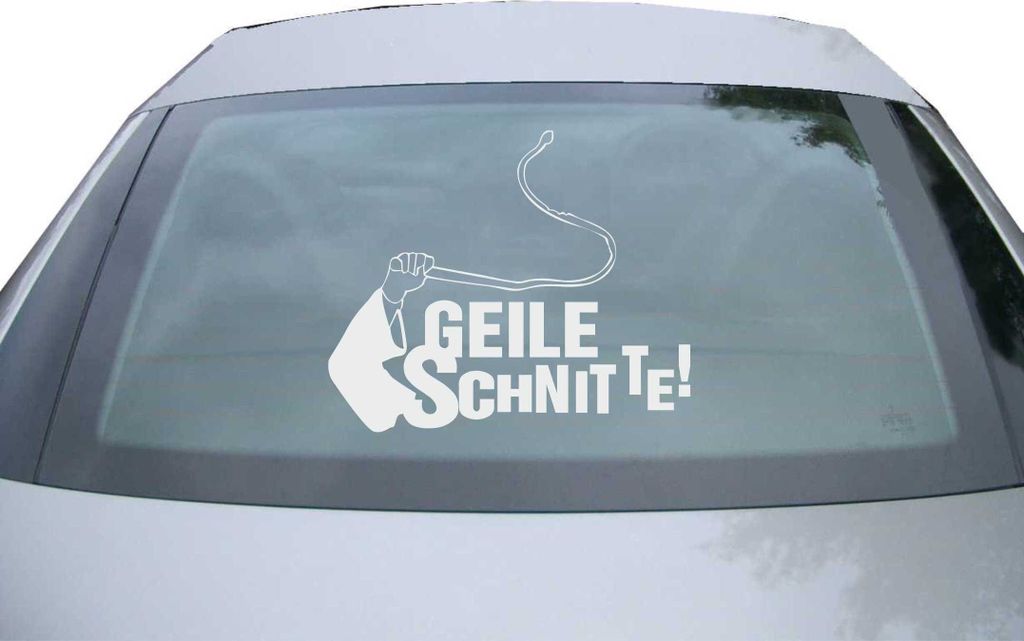 Indigos UG - Aufkleber Heckscheibe & Motorklappe DE6920 - silber - 600x500 mm - Geile Schnitte! - Auto Scheiben Fenster Heckklappe Tuning Racing JD...