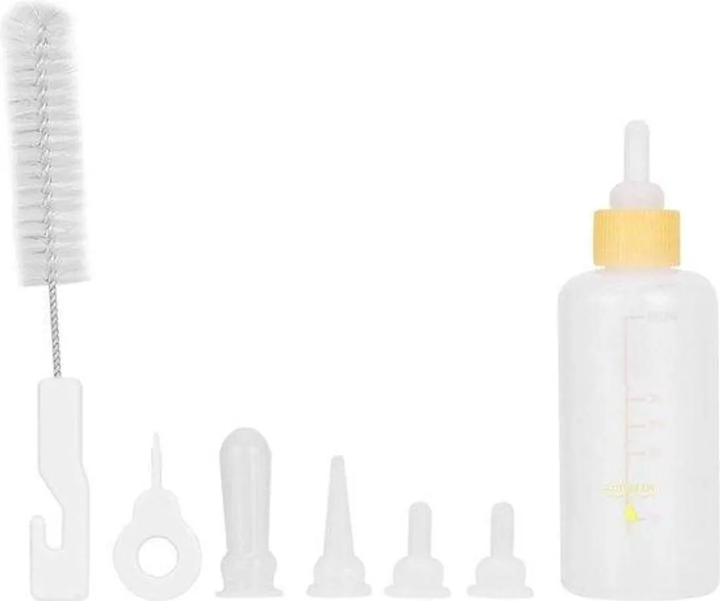 Biberon d'allaitement de 60 ml pour nourrir un chaton ou chiot orphelin