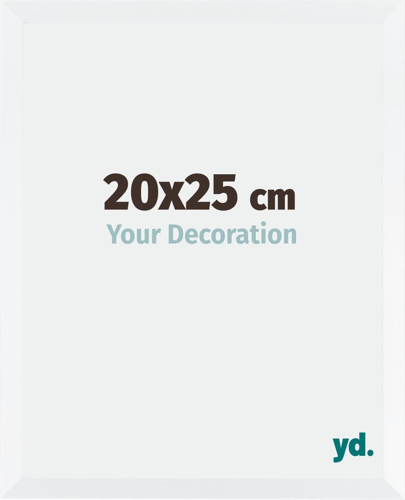 Bilderrahmen, 20x25 cm, Weiß Matt, MDF, Catania