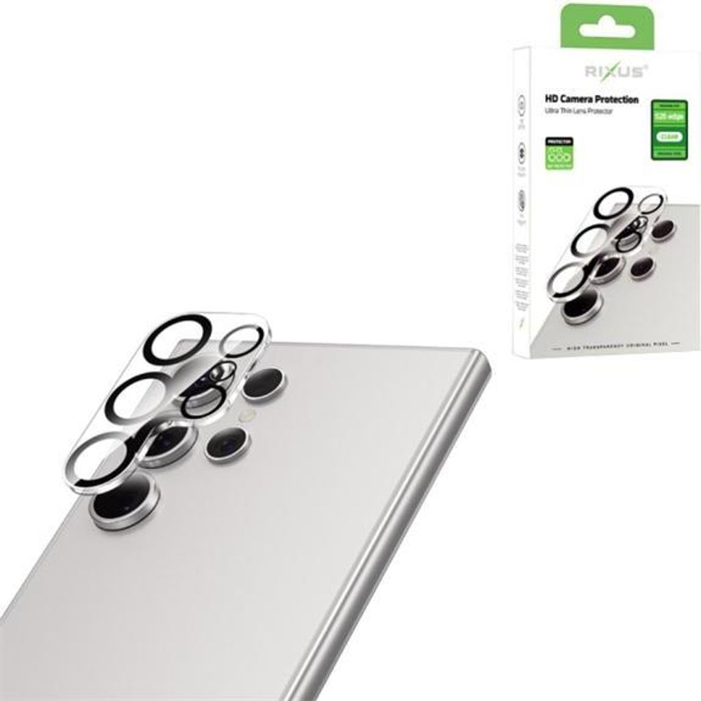 Rixus Clear HD Kamera Glasschutz passend für Samsung Galaxy S25 Edge (S937B)