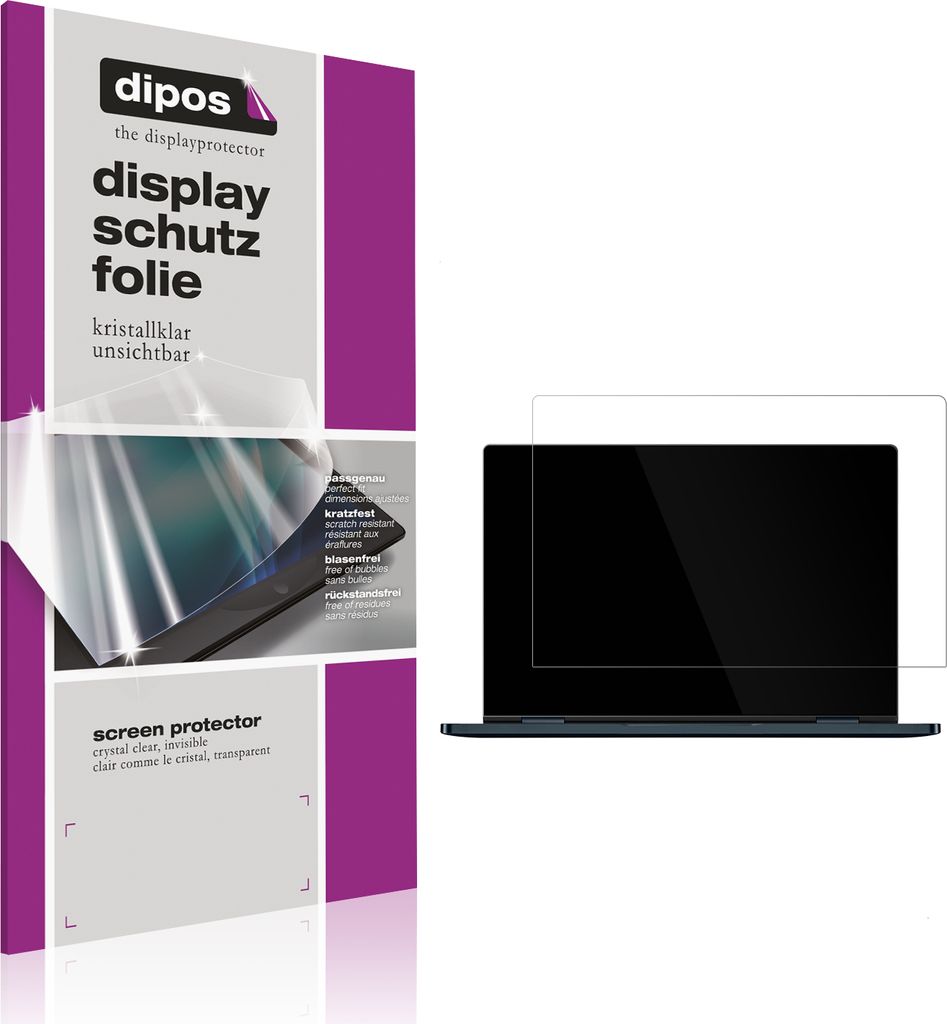 2x Schutzfolie für One Netbook Onemix 4 i7 klar Displayschutzfolie Folie Display Schutz dipos