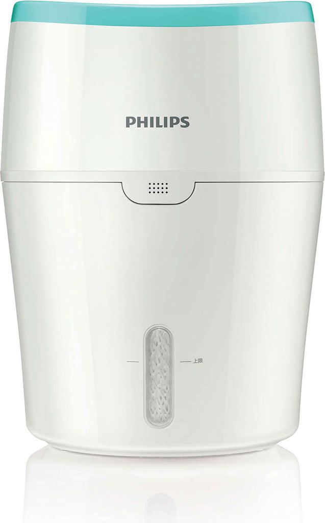 Philips HU4801/01 Luftbefeuchter, NanoCloud-Technologie, 2 l Tank, 200 ml/h, Weiß/Grün