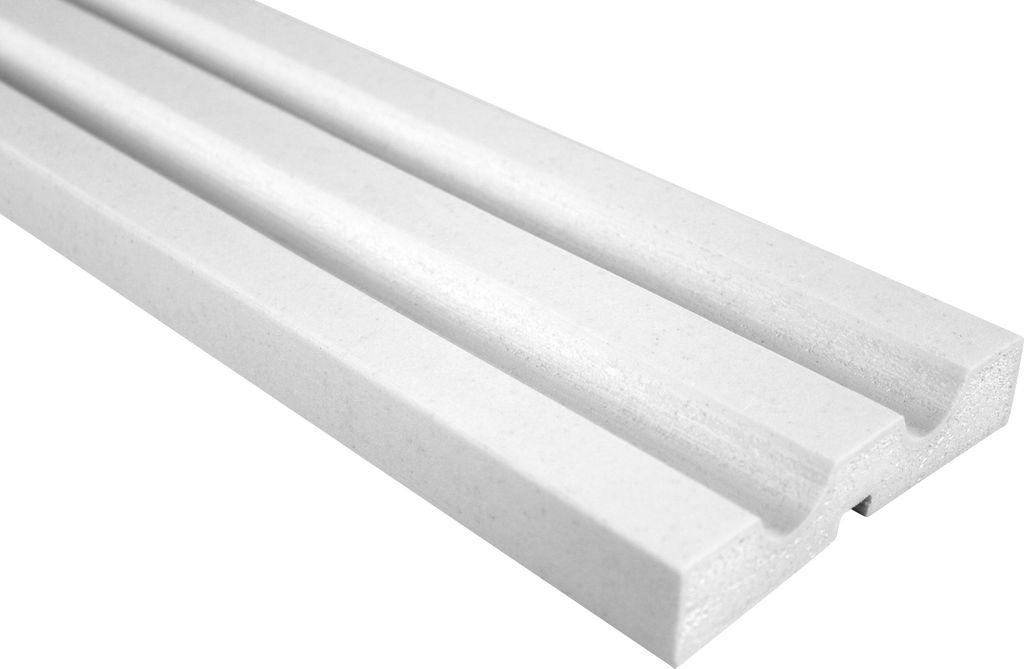 10 Meter | Fassade | Profile mit Ausprägung | EPS | Polyurethan| stoßfest | 30x135mm | MC118