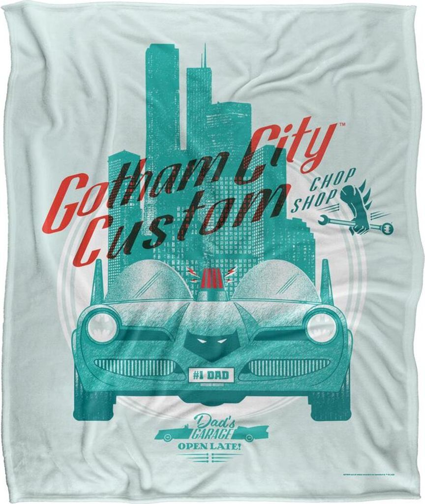 Batman - Decke "Chop Shop" TV19410 (Einheitsgröße) (Bunt)