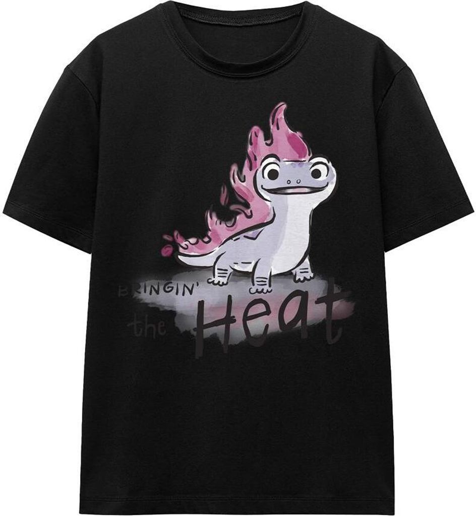 Frozen - "Bringin' The Heat" T-Shirt für Herren/Damen Uni TV17178 (M) (Schwarz)