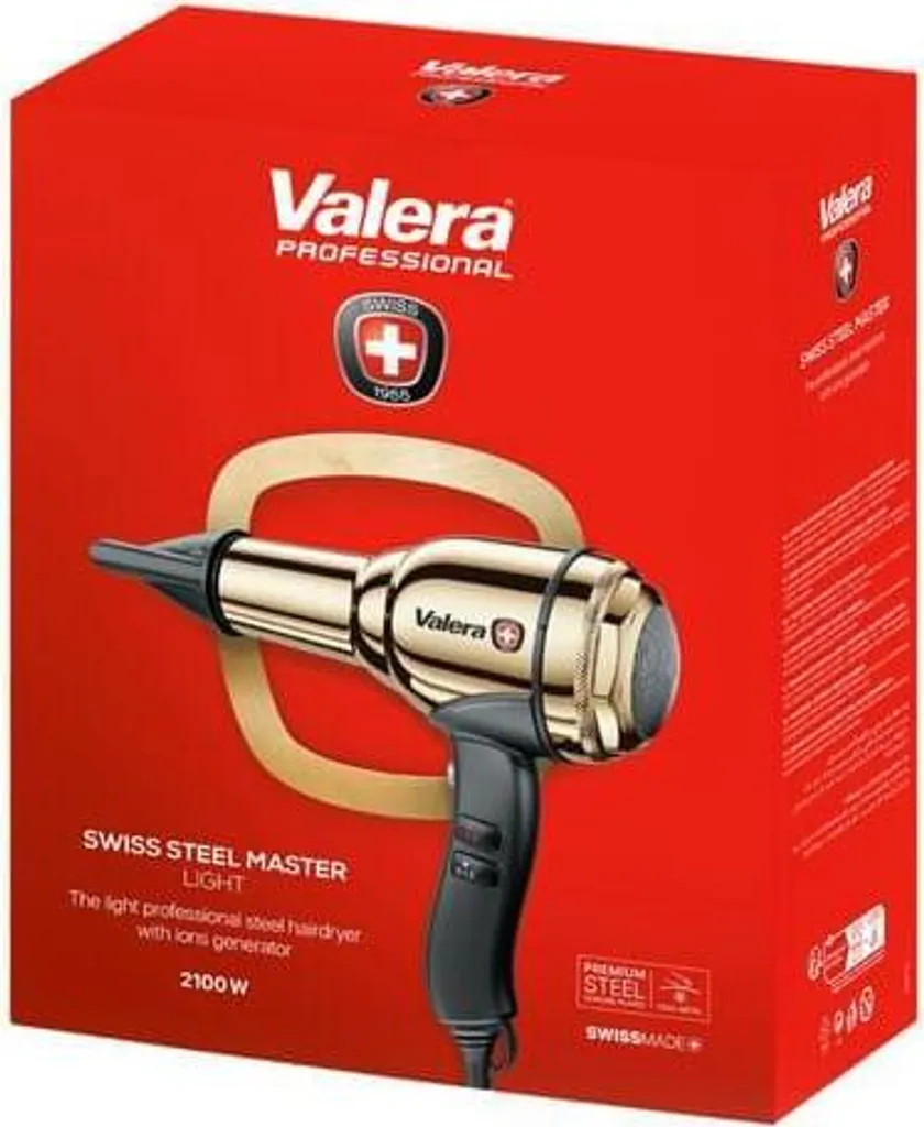 Sèche-cheveux Professionnel Valera Swiss Steel-Master Light Brushing Or