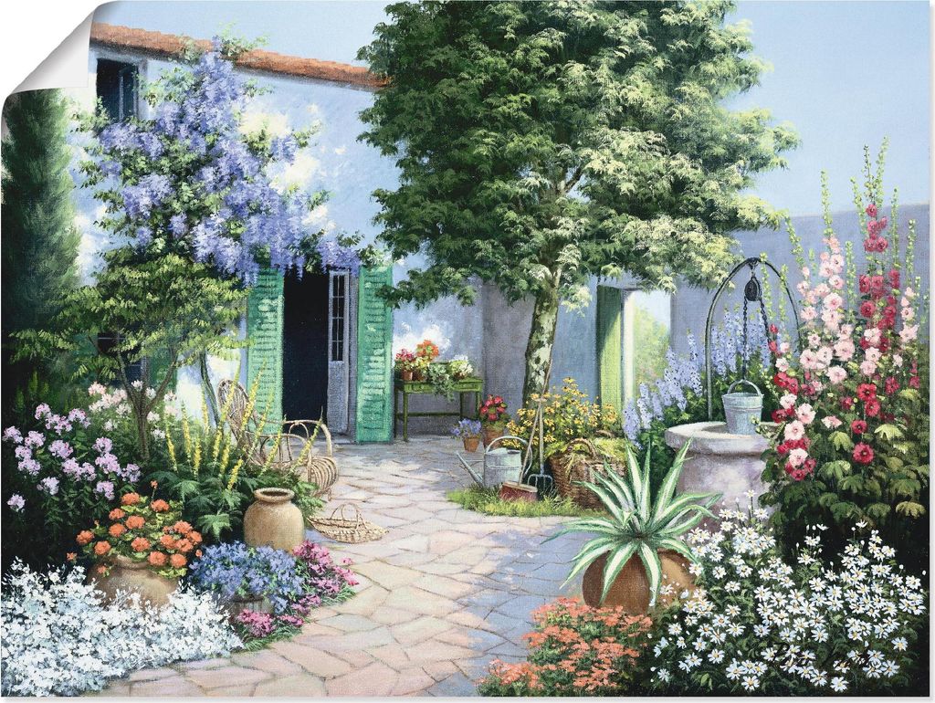 ARTland Poster Ein kleines Paradies Größe: 80x60 cm
