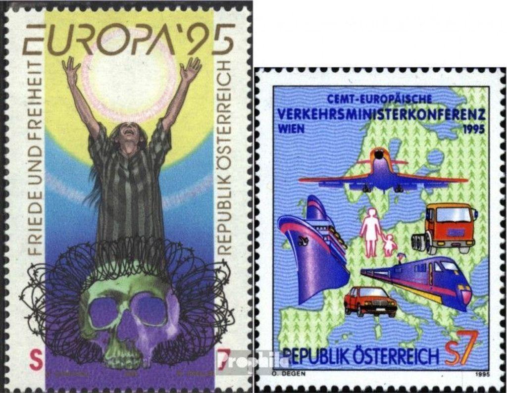 Briefmarken Österreich 1995 Mi 2157,2159 (kompl.Ausgaben) postfrisch Sondermarken